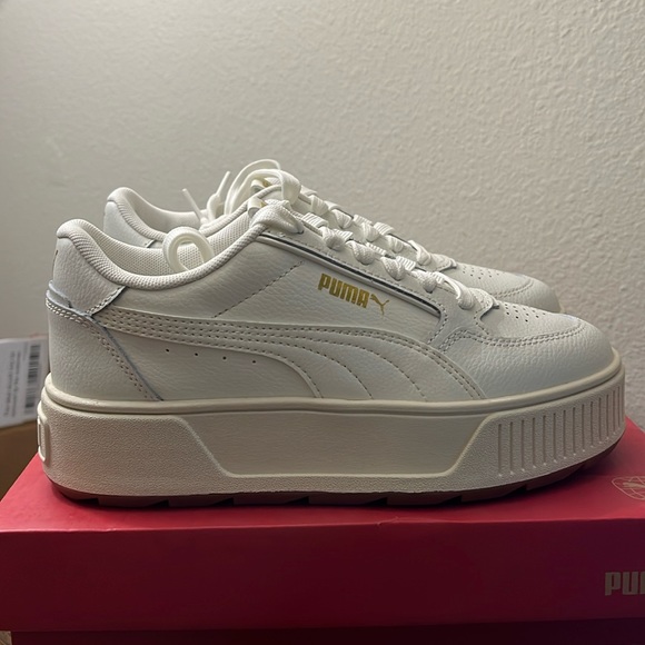 NWT Puma Women's Karmen Rebelle Casual Platform Sneakers - Beige - 38721214 - Picture 3 of 11